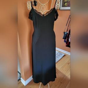 Strappy low back long dress